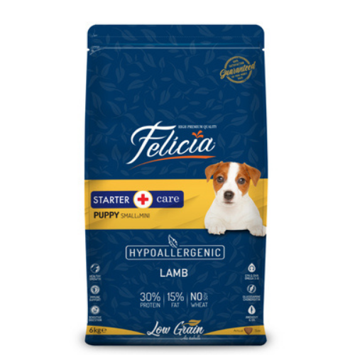 Felicia 6 Kg Yavru Kuzulu SmallMini Az Tahıllı HypoAllergenic Köpek Maması